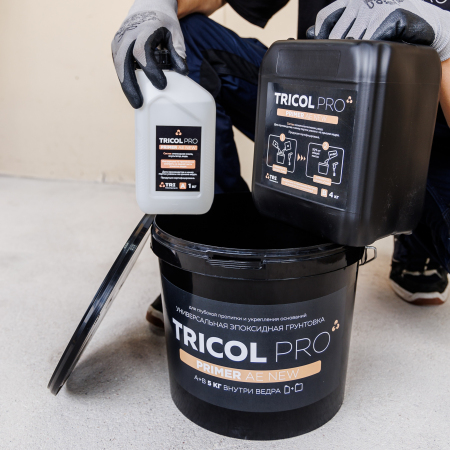 Грунт-праймер TRICOL PRO PRIMER AE NEW, Комплект 5 кг
